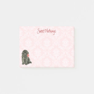 Valentin rosa Newfoundland Post-it Block