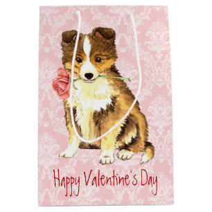 Valentin rosa Sheltie
