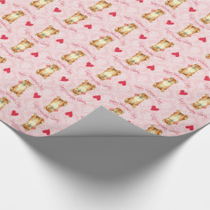 Valentin rosa Shiba Inu Presentpapper