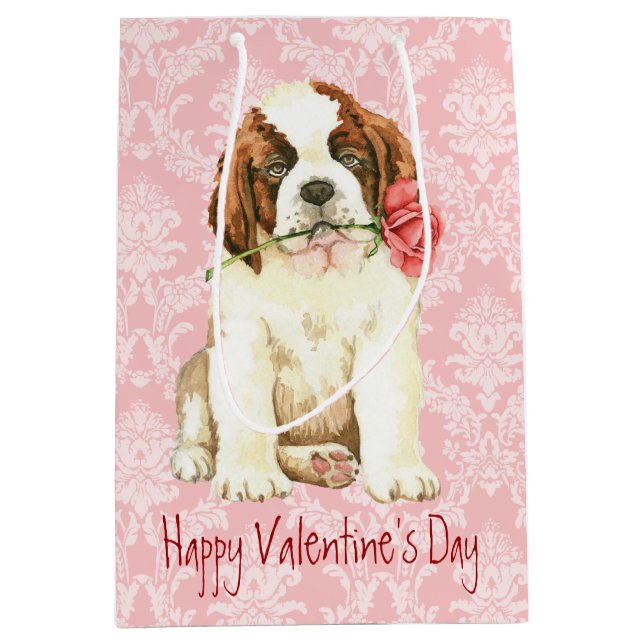 Valentin rosa St Bernard (Framsidan)