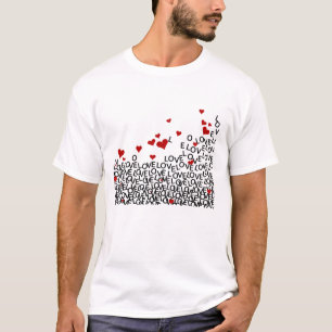 Valentin skjorta för dagkärlek t-shirt