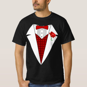 Valentin T-tröja för smoking för dagälskare me T-shirt
