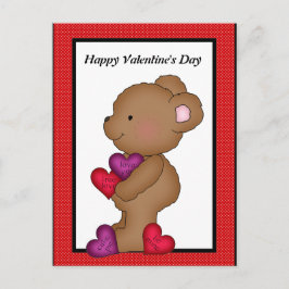 Valentin vykort för dagbjörn