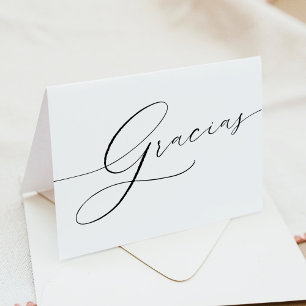 VALENTINA Elegant Typography Script Gracias Tack Kort