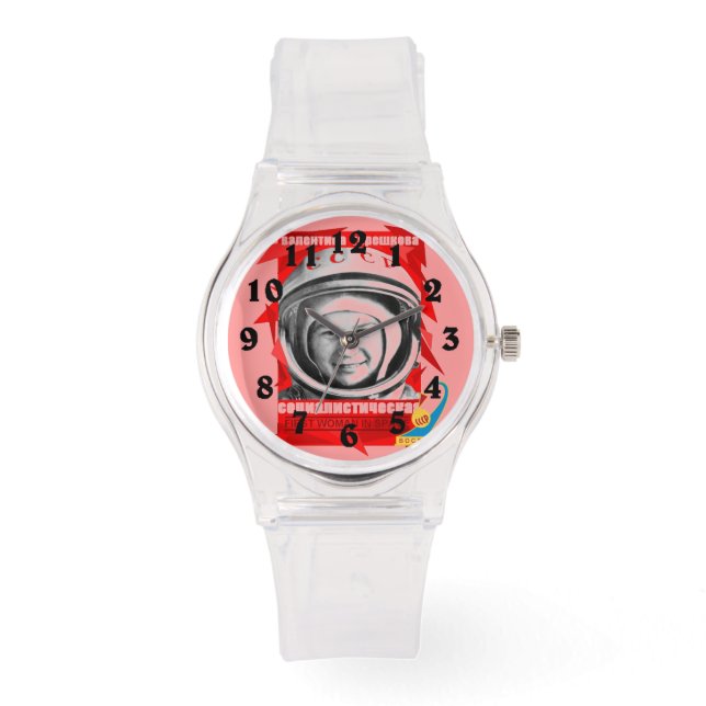 Valentina Tereshkova FÖRST WOMAN IN SPACE Wrist Wa Armbandsur (Framsida)