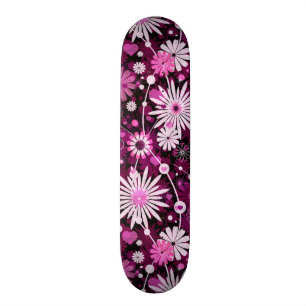 Valentinblommönster Skateboard Bräda 20,5 Cm