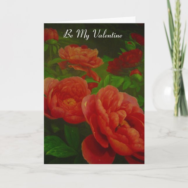 valentinblommor helgkort (Framsida)