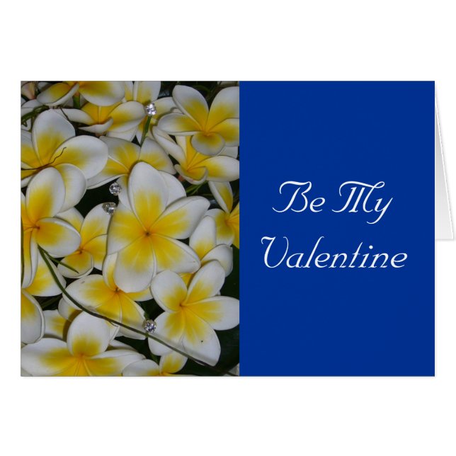 valentinbukett hälsningskort (Framsidan Horizontal)