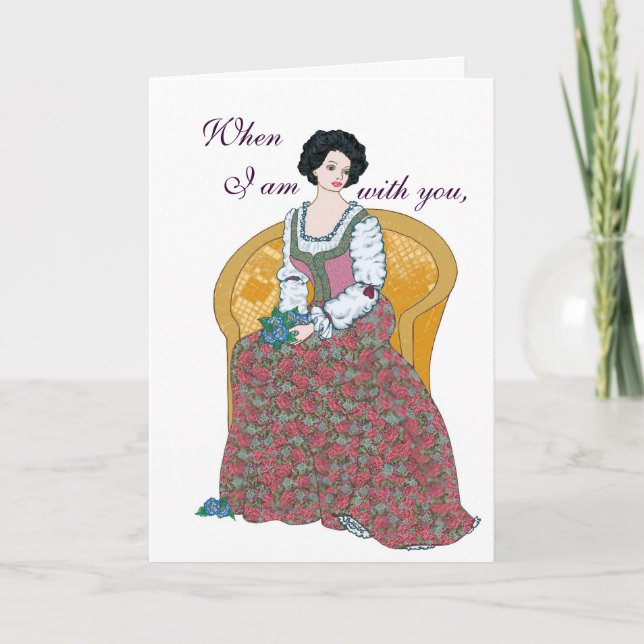 Valentinbukettkort Helgkort (Framsida)