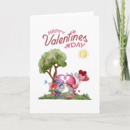 Valentindagen: ett par kort för vattenfärg, nome