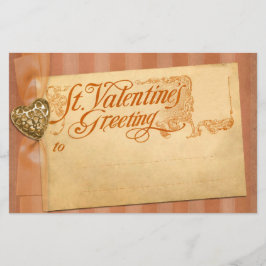 Valentindagen Hälsning Antique-Vintagen