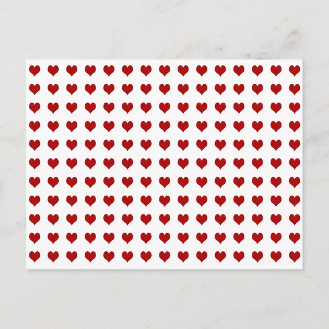 Valentindagen Heart Helg Vykort (Framsida)