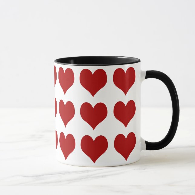 Valentindagen Heart Mugg (Höger)