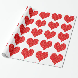Valentindagen Heart Presentpapper