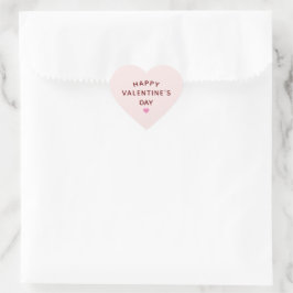 Valentindagen Hjärtformad Rosa Hjärtformat Klistermärke