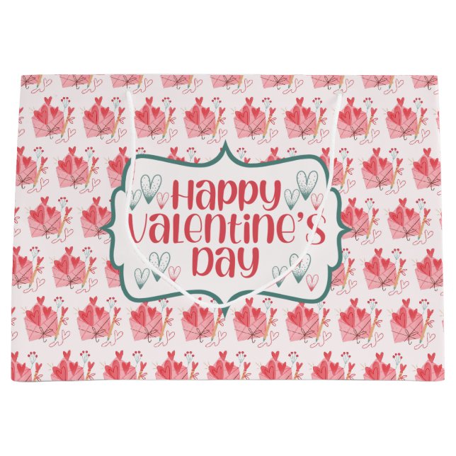 Valentindagen Kärlek Gift Bag (Framsidan)