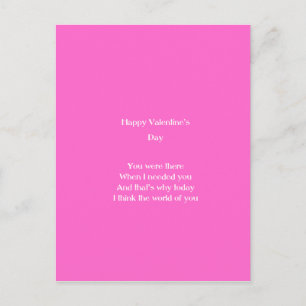 valentindagen mamma och pappa helg vykort