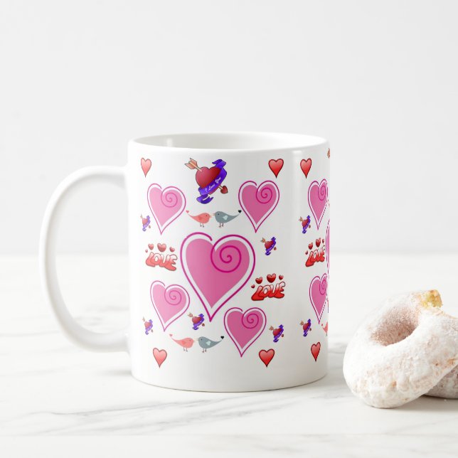 Valentindagen Mugg (Med munk)