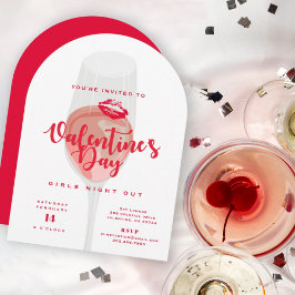 Valentindagen Party Watercolor Rosa Rosé Inbjudningar