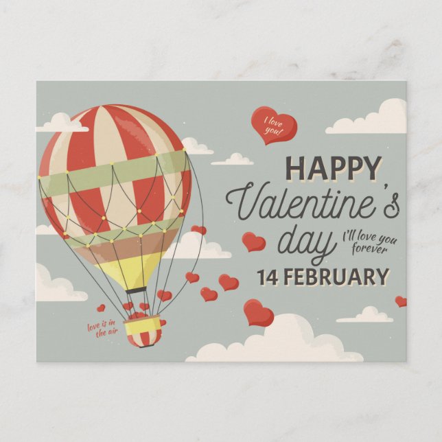 Valentindagen-vykort Vykort (Framsida)