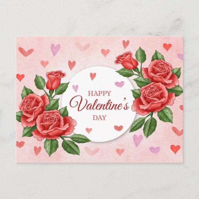 Valentindagen-vykort Vykort (Framsida)