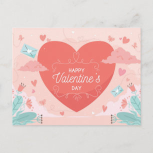 Valentindagen-vykort Vykort