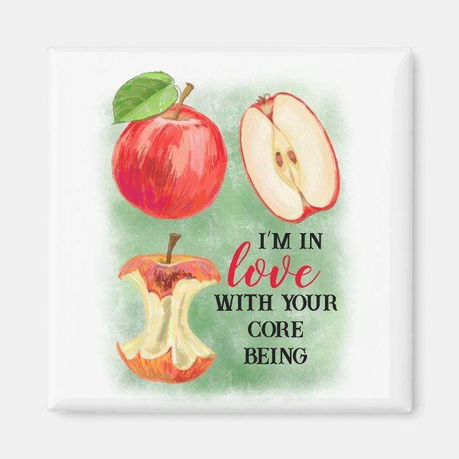 Valentindagsmagnet-trendiget i kärlek magnet (Framsidan)