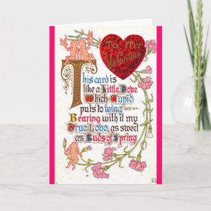 Valentindikt Helgkort