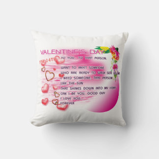 Valentine 2026 Pillow Kudde