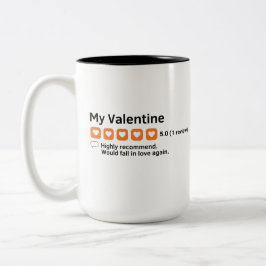Valentine 5 Star Review Mugg