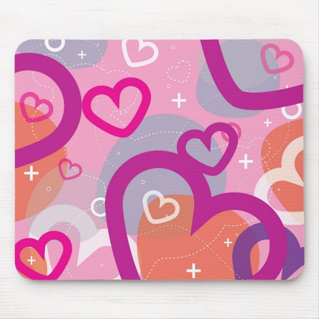 Valentine Abstrakt Mousepad Musmatta (Framsidan)