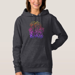 Valentine Anatomical Heart Hoodie svart T-shirt