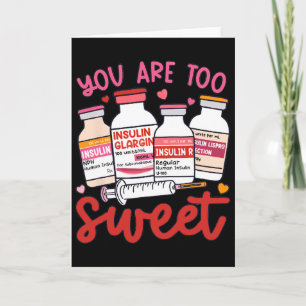 Valentine Apotekare Diabetessjuksköterska Insulin Kort