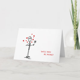 Valentine, är du min? helgkort