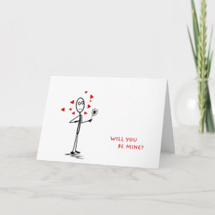 Valentine, är du min? helgkort