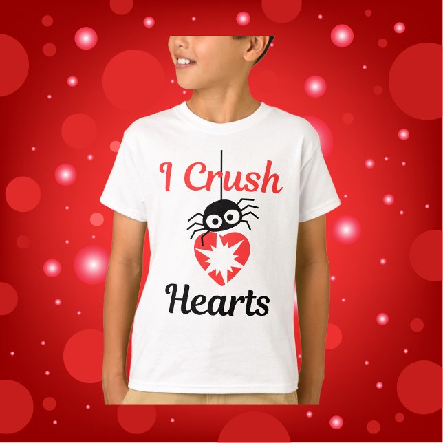 Valentine är jag Crush Hearts söta spindel | T Shirt (Skapare uppladdad)