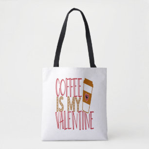 Valentine är till henne tygkasse