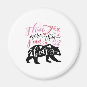 Valentine Art I Kärlek mer än jag kan bära Magnet
