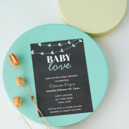 Valentine Baby Shower-inbjudan Inbjudningar