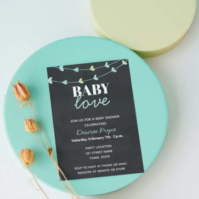 Valentine Baby Shower-inbjudan Inbjudningar (Skapare uppladdad)