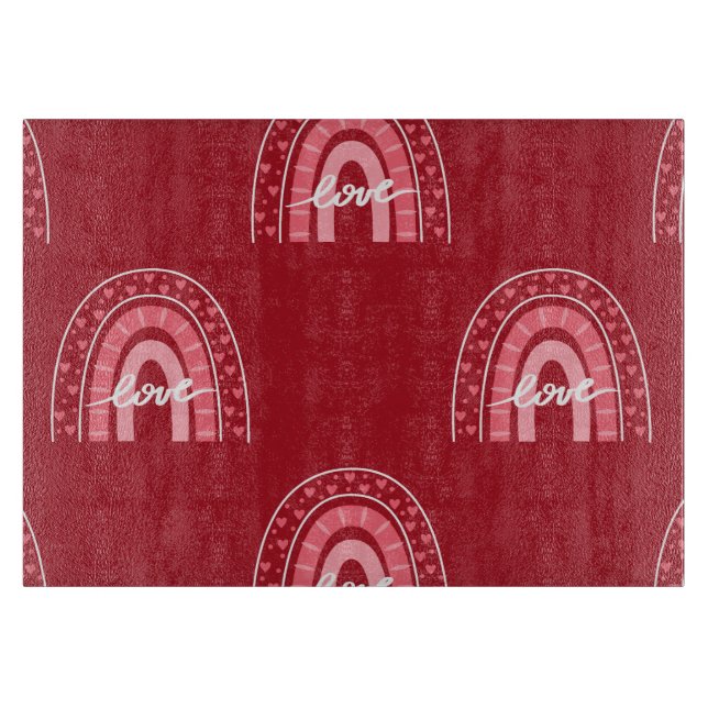 Valentine Background med Hearts Kärlek (Framsidan)