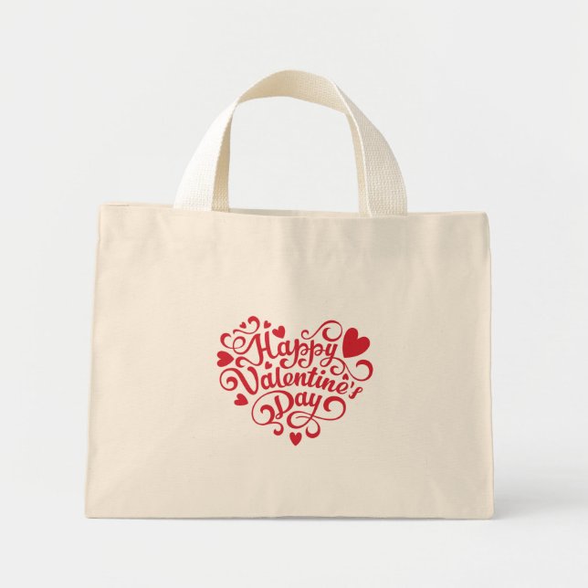 Valentine Bag Mini Tygkasse (Framsidan)
