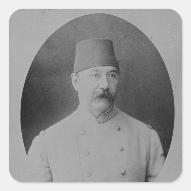 Valentine Baker Fyrkantigt Klistermärke (Framsida)