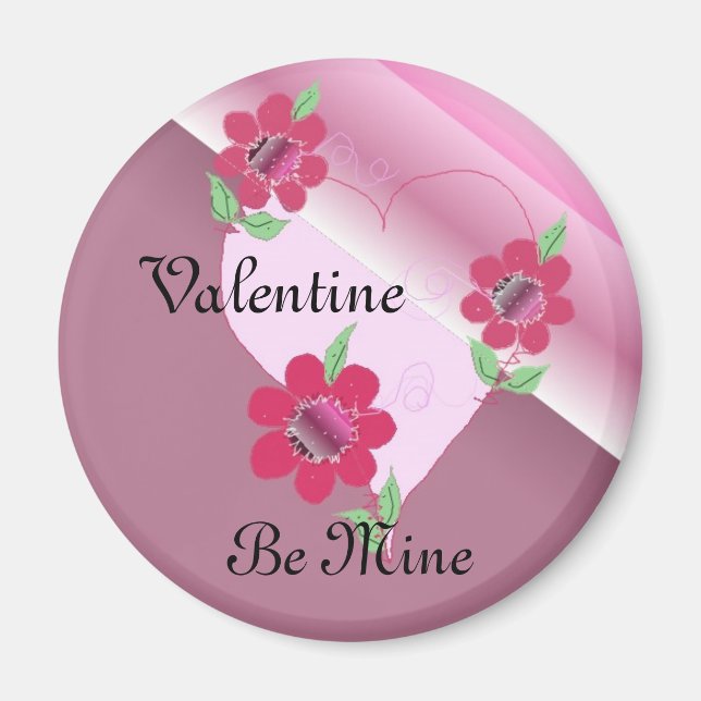 Valentine Be Mine Magnet (Framsidan)