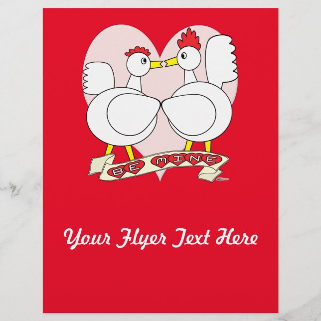 Valentine Be Mine Reklamblad (Framsidan)