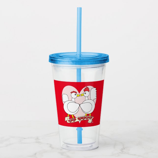 Valentine Be Mine Take Away Mugg (Framsida)