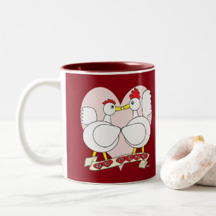 Valentine Be Mine Två-Tonad Mugg