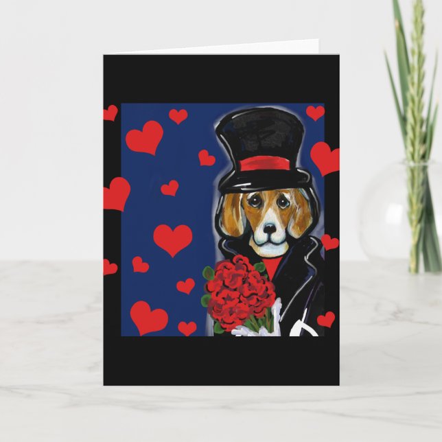 VALENTINE BEAGLE HELGKORT (Framsida)