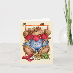 Valentine Bear - hälsningskort Helgkort