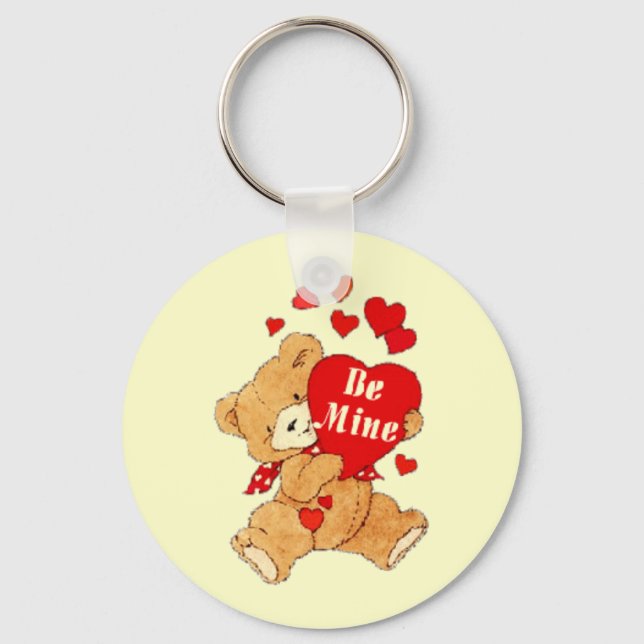 Valentine Bear Keychain Nyckelring (Framsida)
